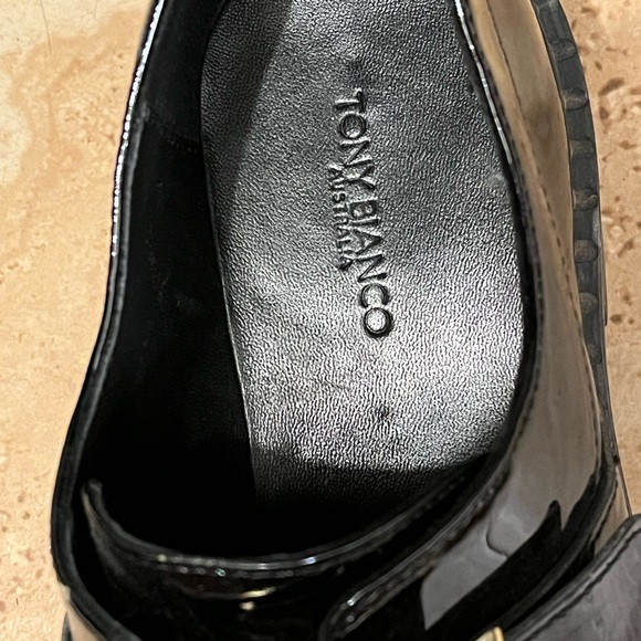 Black Tony Bianco Loafers - Picture 3 of 7